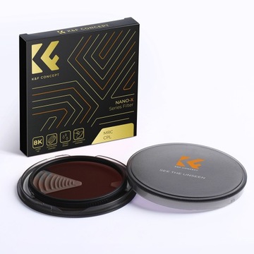 Поляризационный фильтр K&F 55 мм CPL MRC NANO-X 8k PRO
