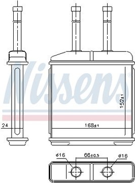 NISSENS 76506 NÁHRADA TEPLÁ TOPENÍ INTERIÉR