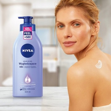 NIVEA Разглаживающее молочко для тела 625 мл с помпой