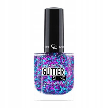 GOLDEN ROSE BROKATOWY LAKIER GLITTER SHINE 211