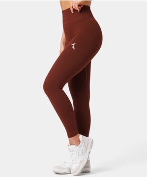 БЕСШОВНЫЕ ЛЕГГИНСЫ ДЛЯ ФИТНЕСА CARPATREE КОРИЧНЕВЫЕ - M