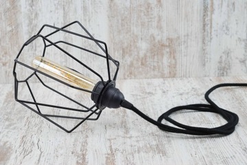 oprawka e27 z dwoma pierścieniami do abażuru oprawka do klosza lampa loft