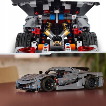 LEGO TECHNIC GREY HYPERCAR KOENIGSEGG JESKO ABSOLUT 42173 ПОДАРОК