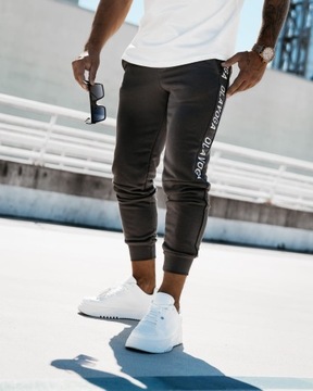 Брюки мужские OLAVOGA REVERS графитовые - L