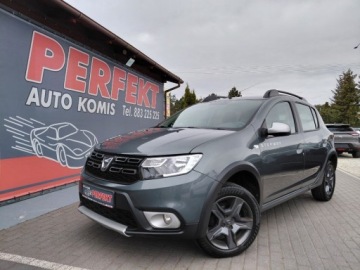 Dacia Sandero II Hatchback 5d Facelifting 0.9 TCe 90KM 2017 Dacia Sandero Stepway Salon PL Serwis Bezwypadek Benzyna 90KM