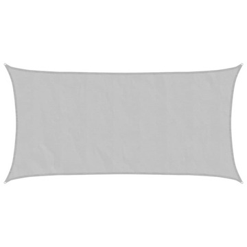 ŻAGIEL PRZECIWSŁONECZNY JASNOSZARY 7X4M 100% POLIESTER