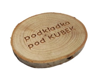 Drewniana podstawka pod kubek podkładka pod kubek