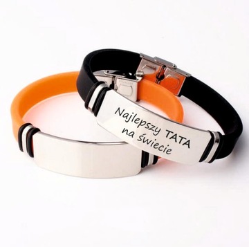 Медицинский браслет с гравировкой