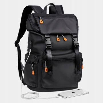 МУЖСКОЙ РЮКЗАК USB, ВОДОНЕПРОНИЦАЕМЫЙ РЮКЗАК ДЛЯ НОУТБУКА