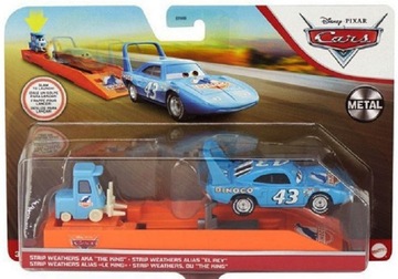 KING - Piston #43 Strip Król Dinoco Auta Cars 1:55