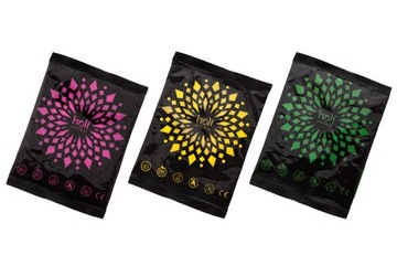 HOLI красочная ПОРОШКА для праздника, без талька, моющаяся НАБОР из 3 шт, 70г