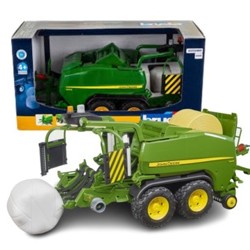 BRUDER 02032 Prasa rolująca słomy John Deere C441R