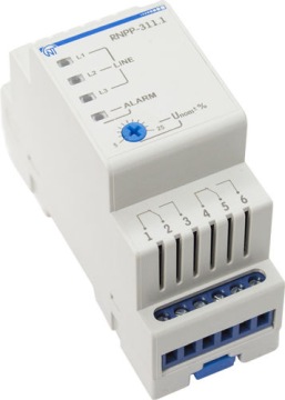 РЕЛЕ НАПРЯЖЕНИЯ 3-ФАЗНОЕ РНПП-311.1