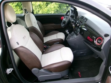 Fiat 500 II Hatchback 3d 1.2 69KM 2010 Fiat 500 Fiat 500 1.2 Sprowadzony Zarejestrowany stan bdb 1.2 Benzyna 69KM, zdjęcie 5