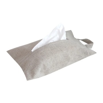 Japanese Style Hanging Napkin Holder Cover Cosmetic Box Case Canvas Cloth