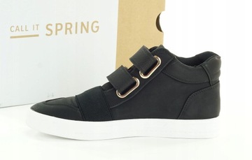 CALL IT SPRING KAADORIA sneakersy wysokie na rzepy czarne buty sportowe 37