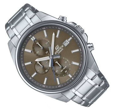 STALOWY ZEGAREK CASIO EDIFICE EFV-610D -5CV 100M