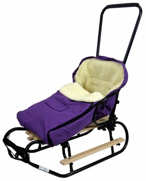 POLSKIE SANKI + OPARCIE + PODNÓŻKI + PCHACZ + ŚPIWÓR