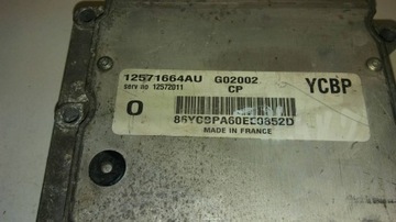 JEDNOTKA MOTORU OPEL VECTRA C SIGNUM 2.2 16V 12571664AU