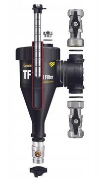Магнитный фильтр FERNOX TF1 Total Filter 28 мм + ингибитор коррозии F9 500 мл