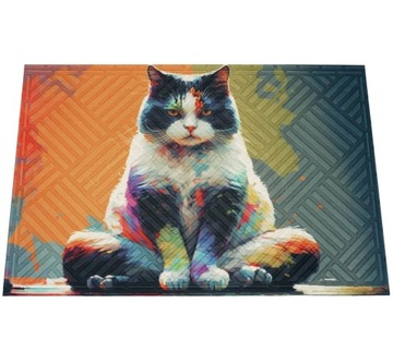 WYCIERACZKA POD DRZWI WEJŚCIOWA DO BUTÓW WELCOME HOME KOLOROWA 45x75 CM