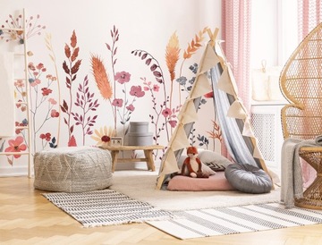 Фотообои на заказ, БАБОЧКА, САМОЛЕТ, другая акварель.