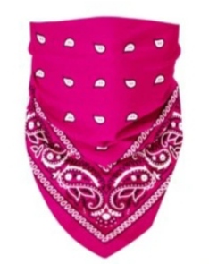 BANDANA CHUSTKA BANDAMA BANDAMKA APASZKA malinowy