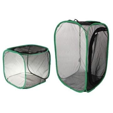 Складной террариум с клеткой для бабочек White Motyl 30х30х30см
