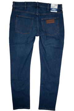 WRANGLER spodnie TAPERED blue REGULAR jeans LARSTON _ W31 L34