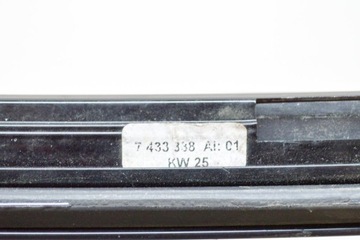 BMW 4 COUPE F32 420D PŘEDNÍ PRAVÉ DVEŘE HORNÍ PÁSEK ZAKONČENÉ 7433338