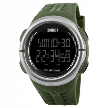 Zegarek męski - SKMEI - elektroniczny alarm timer