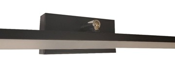 Kinkiet Led nad lustro 100cm czarny regulacja
