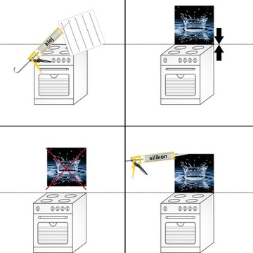Lacobel закаленная графическая панель 55x55 city
