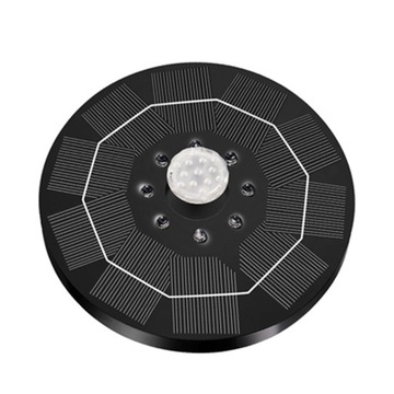 ЦВЕТНОЙ СОЛНЕЧНЫЙ ФОНТАН 8 СВЕТОДИОДОВ С АККУМУЛЯТОРОМ ЕМКОСТЬЮ 1500 МАЧ