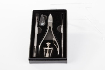 КОРРЕКЦИОННЫЙ МАНИКЮРНЫЙ НАБОР ДЛЯ ВРАСТНЫХ НОГТЕЙ НА РУКАХ И ПАЛЬЦАХ 6В1, КЛИПСЫ 6В1