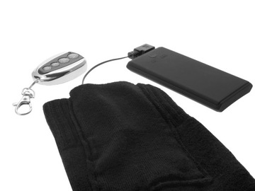 Носки с подогревом и пультом, черные Glovii GQ2 41-46