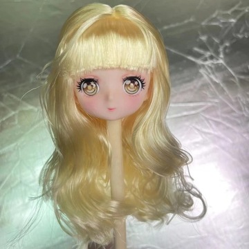 Nowy DIY Anime twarz głowa lalki lub cała lalka 1/6 lalki Bjd wspólne