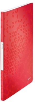 Album ofertowy A4 Leitz WOW 20 koszulek, czerwony