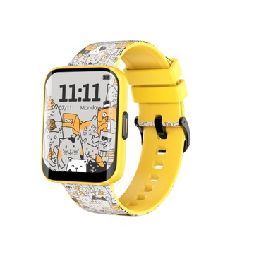 Smartwatch Bemi OMI Żółty Dla Dzieci i Młodzieży Pulsometr 1.69” 240x280