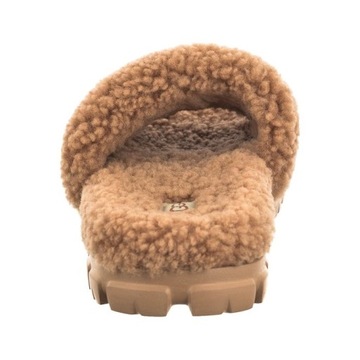 Buty Klapki Wełniane Damskie UGG Australia W Cozetta Curly Brązowe