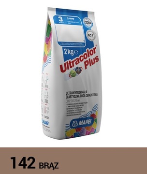 MAPEI FUGA ULTRACOLOR PLUS 142 BRĄZ 2 kg