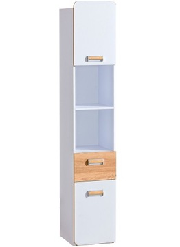 узкая полка-колонна с 3-х цветным ящиком для детей LORENTO L3