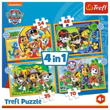 ПАЗЛ 4В1 ПРАЗДНИЧНЫЙ ЩЕНЯЧИЙ ПАТРУЛЬ CREFL 4+