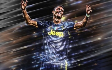 CRISTIANO RONALDO Naklejka - plakat 80 cm K267