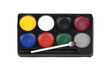 Kolorowe farby do malowania twarzy 8 kolorów