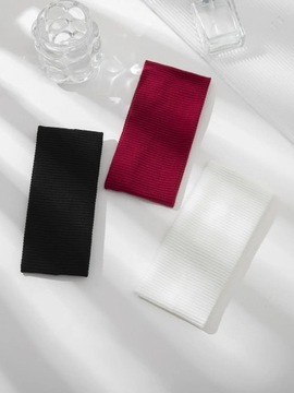 3Pcs/Set Solid Color Headband for Women Men Autumn Winter Girls Sports