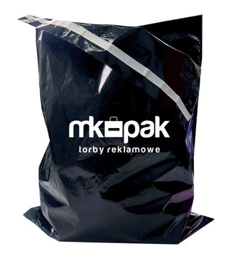 FOLIOPAKI foliopak czarny Z TWOIM NADRUKIEM logo 35x45 1000 szt