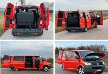 Volkswagen Caravelle T5 Caravelle Facelifting długi rozstaw osi 2.0 TDI 140KM 2010 Volkswagen Transporter JAK MULTIVAN long 9os PISEMNA GWARANCJA w cenie T, zdjęcie 16