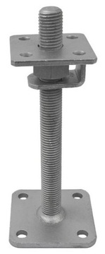 podstawa słupa regulowana Ulrich M24x250 mm H, ocynk ogniowy