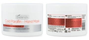 Bielenda Professional Zimna parafina- maska do dłoni z masłem shea, 150 g